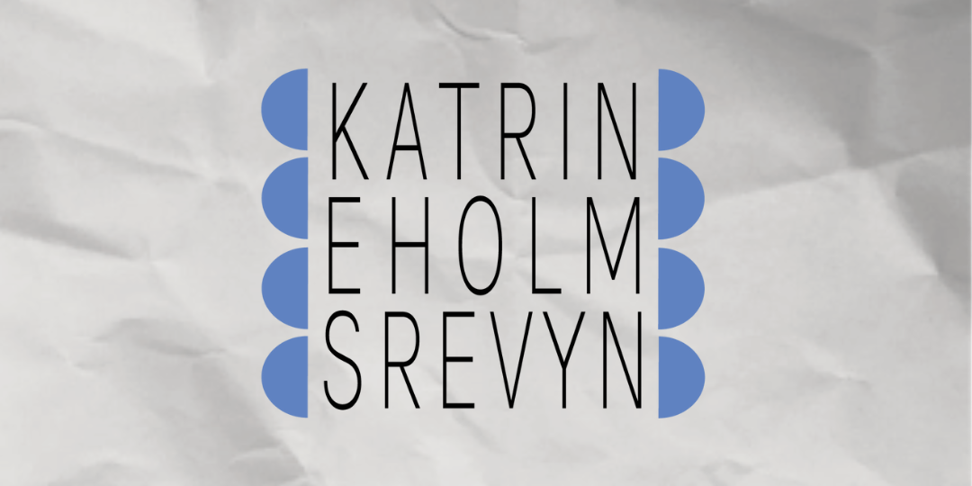 Katrineholmsrevyns logga på ett vitt papper